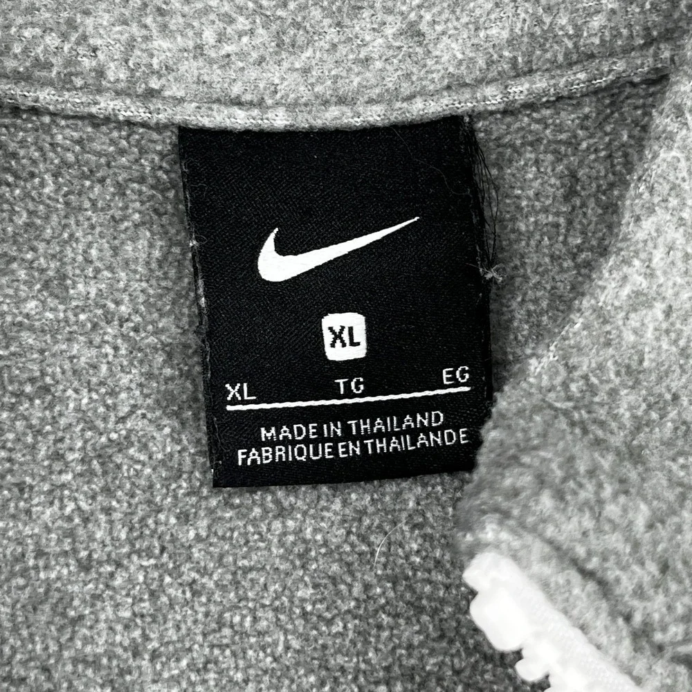 VTG Rare Nike University of Arizona Wildcats Gray 1/4 Zip Fleece Sweatshirt XL